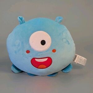 Miniso Blue Cyclops Monster Plush 11.8" Stuffed Toy Alien Creature Pillow